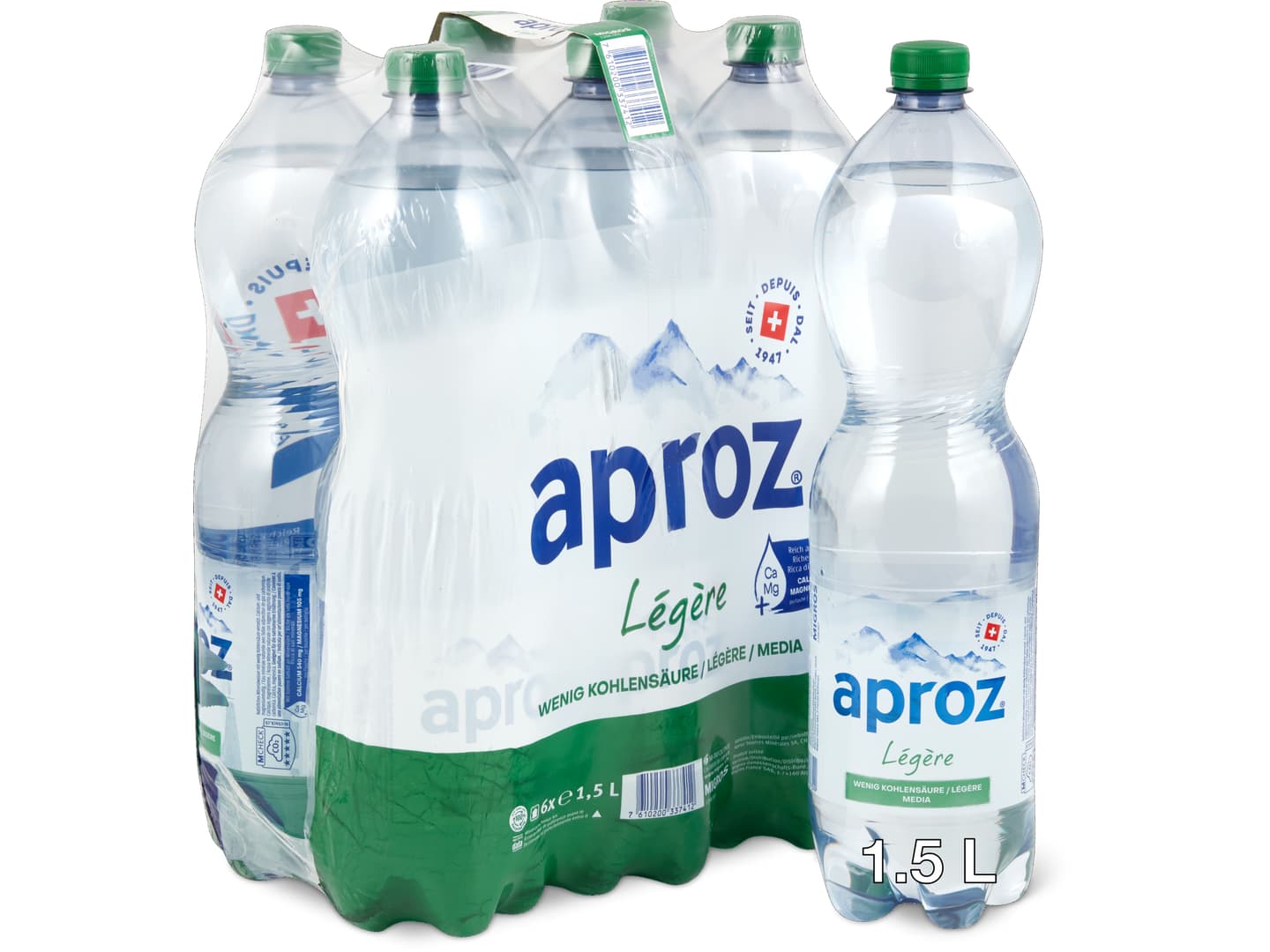 Aproz · Légère · mit wenig Kohlensäure