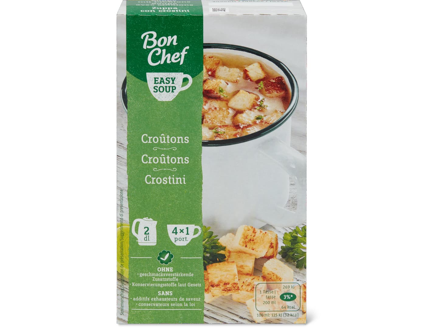 Bon Chef Easy soup · Croûtons · vegan