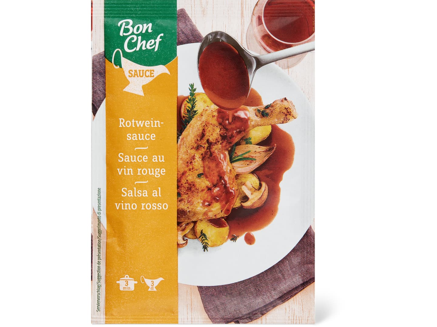 Bon Chef · Rotweinssauce · vegan