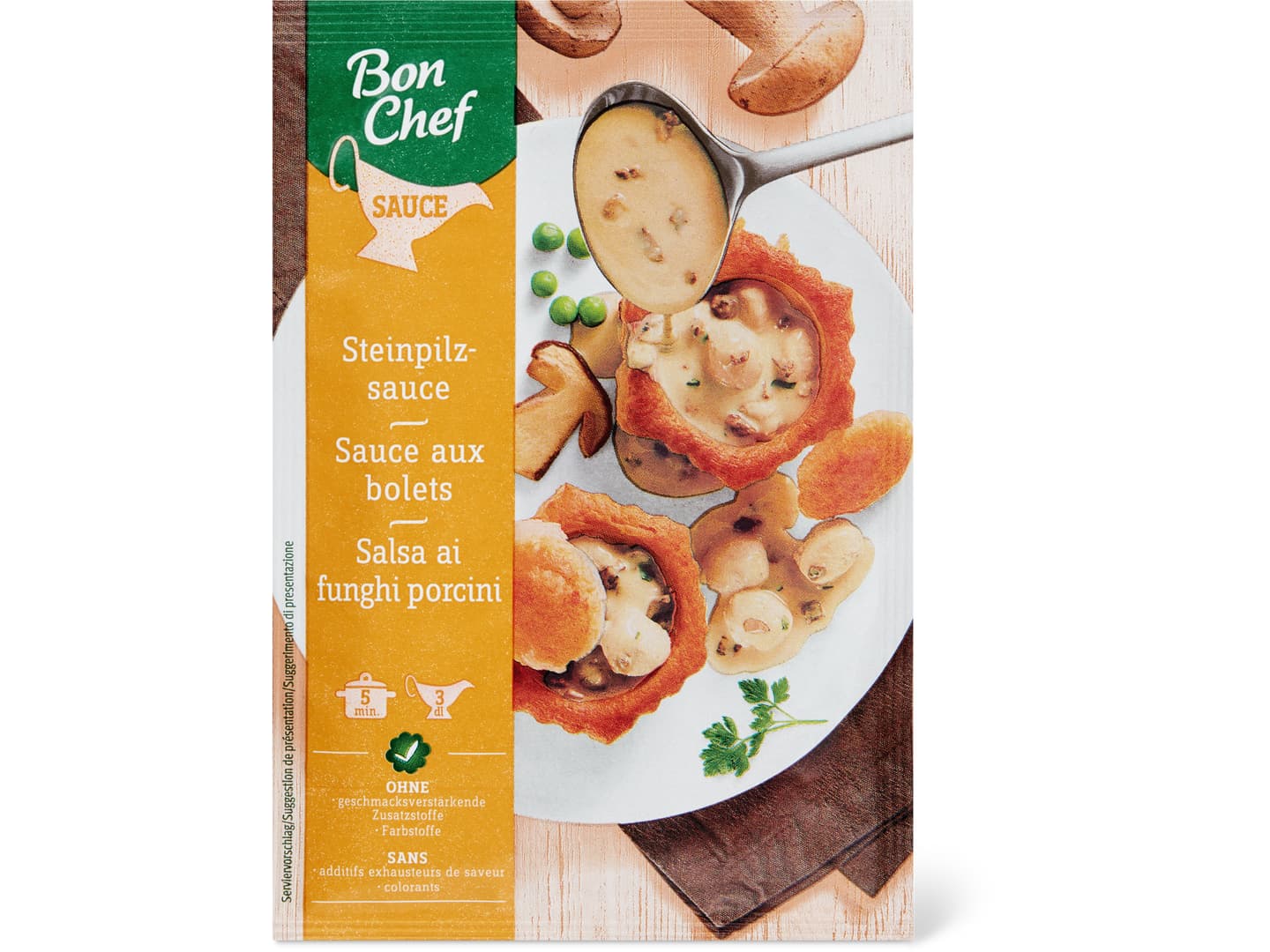 Bon Chef · Steinpilzsauce · vegetarisch