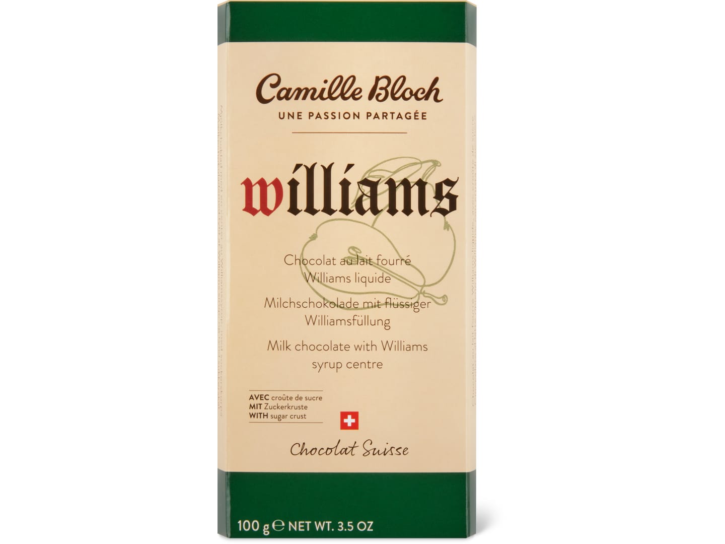 Camille Bloch · Williams · mit Zuckerkruste