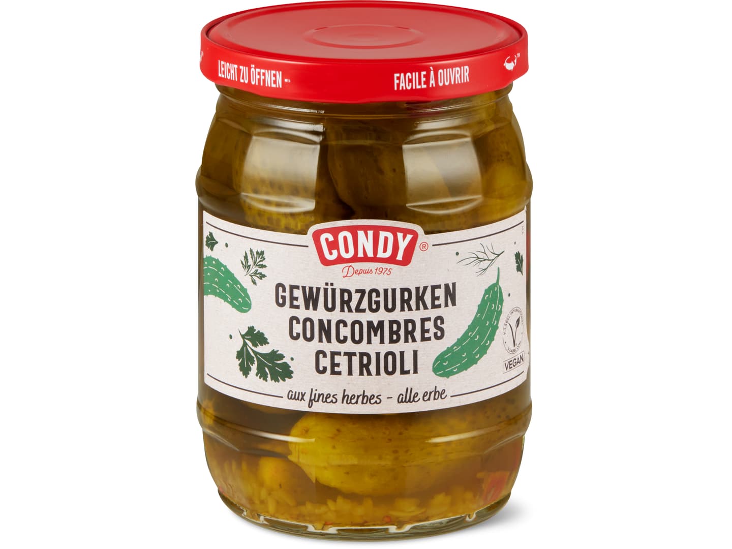 Condy · Gewürzgurken · vegan