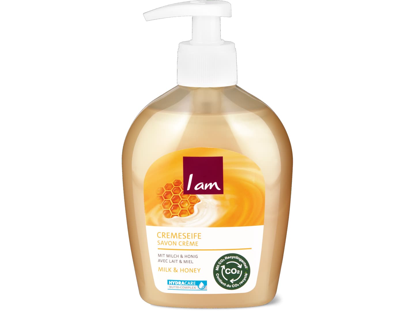 I am · Cremeseife · Milk & Honey