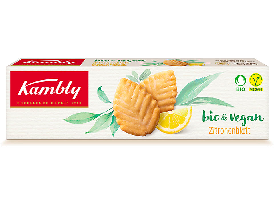 Kambly Bio · vegan Zitronenblatt
