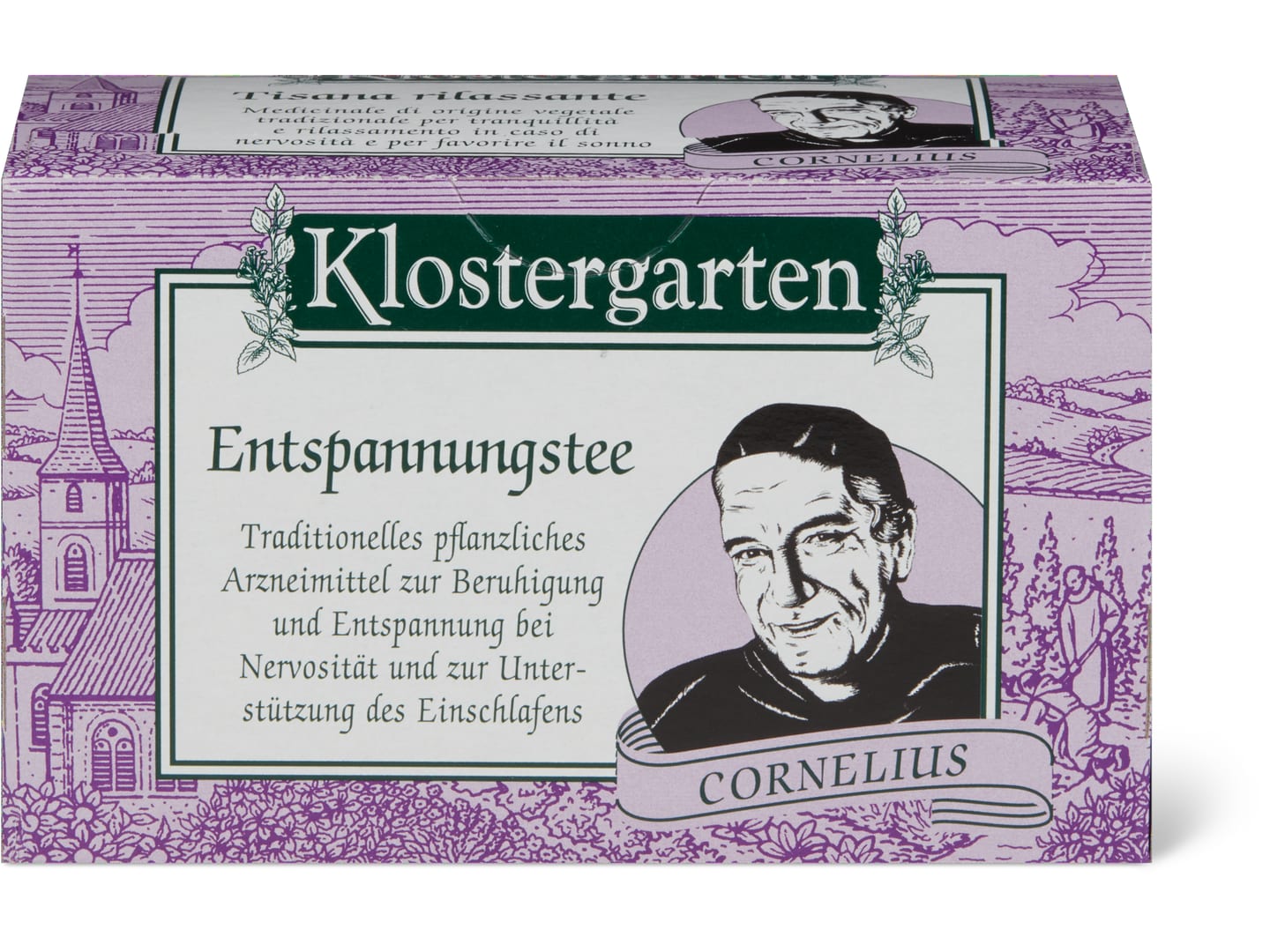 Klostergarten · Entspannungstee · Cornelius