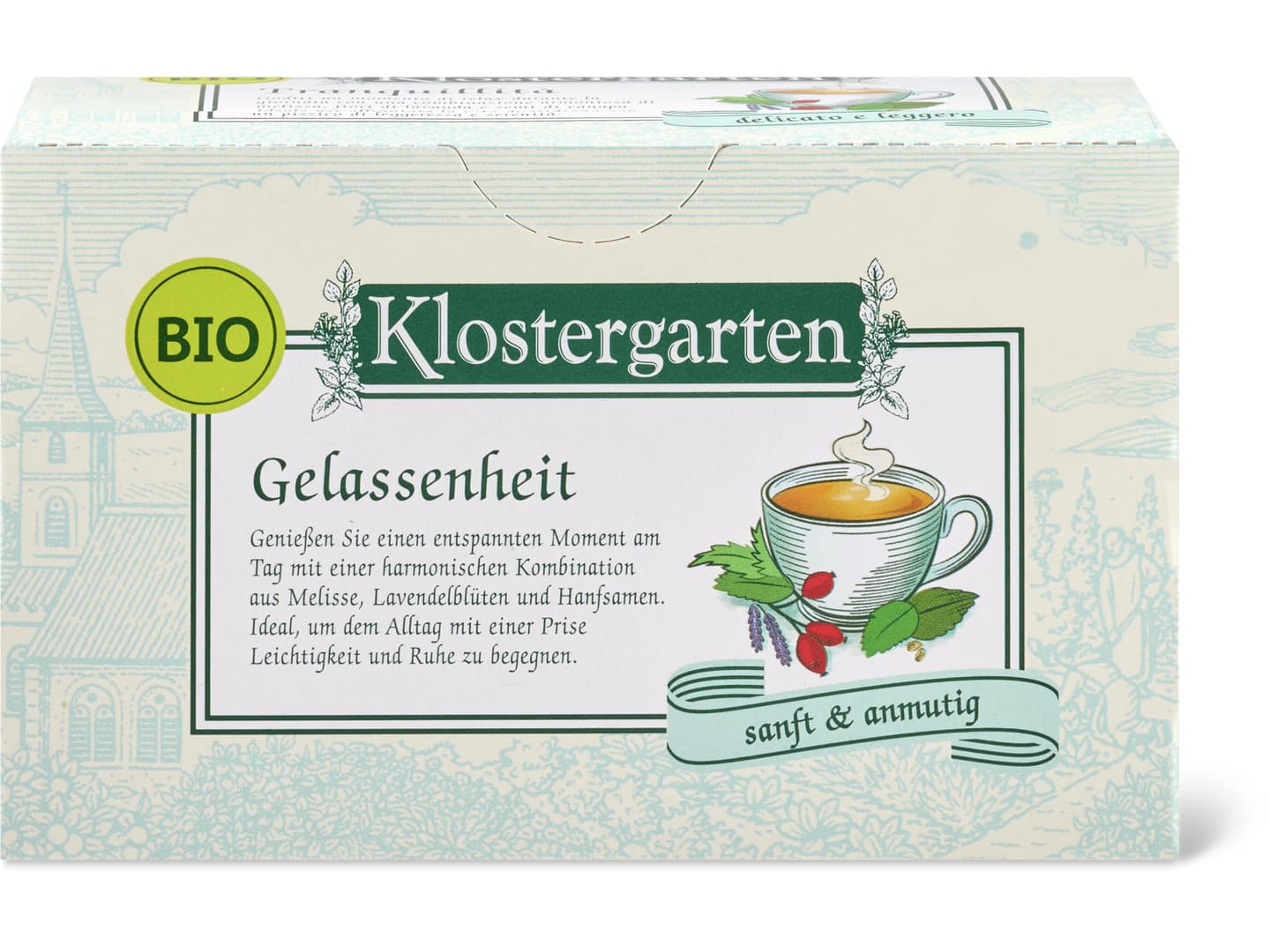 Klostergarten · Kräutertee Gelassenheit · Bio, Sanft & anmutig