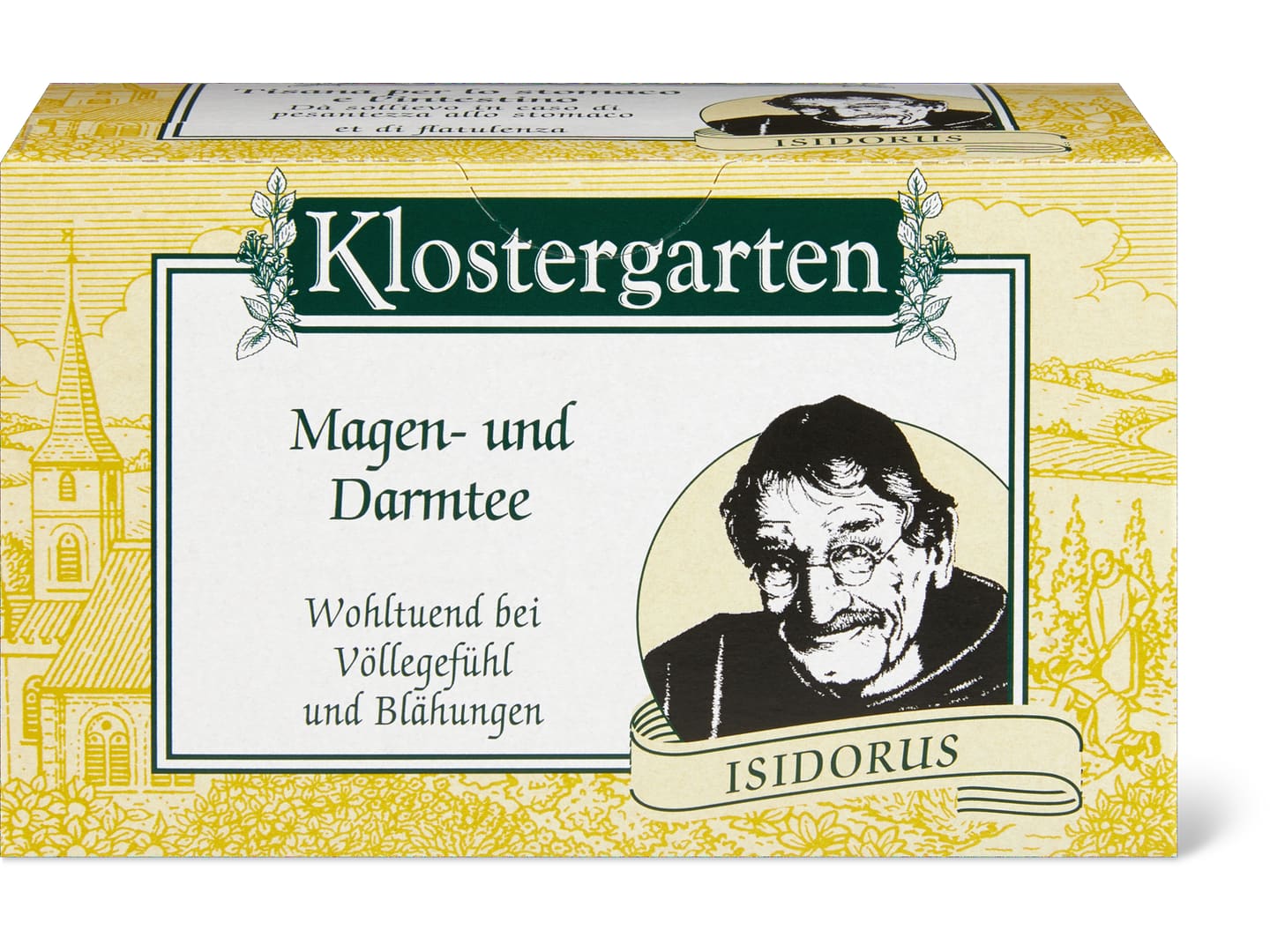 Klostergarten · Magen- und Darmtee · Isidorus