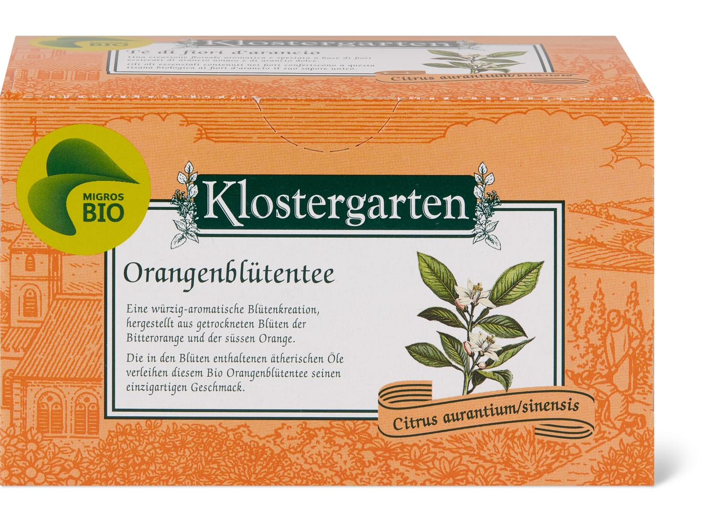 Klostergarten · Orangenblütentee · Bio
