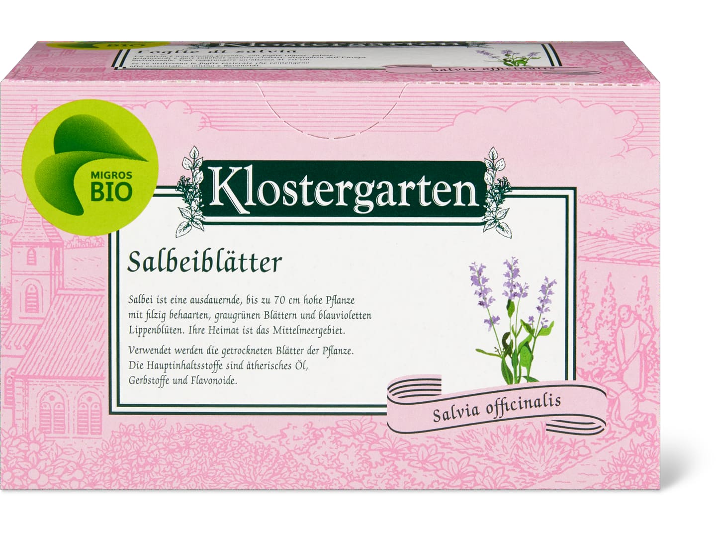 Klostergarten · Salbeiblätter · Bio