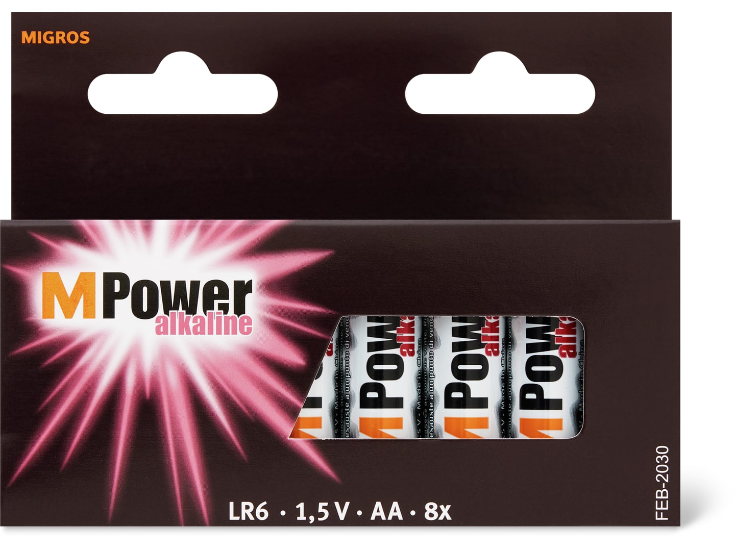 M-Power · Batterien · Alkaline AA/LR6