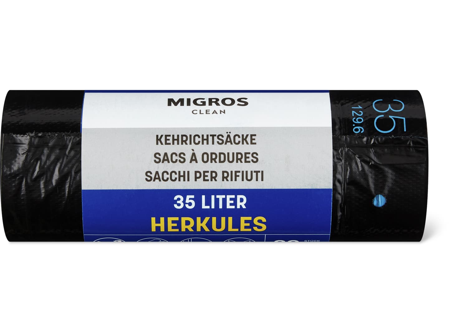 Migros Clean · Kehrichtsack 35L · Herkules