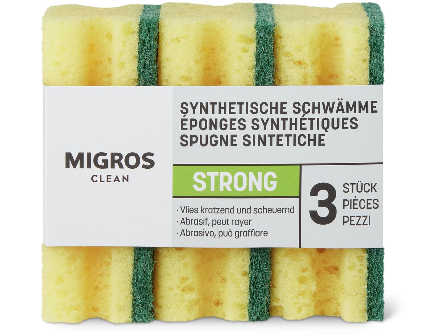 Migros Clean · Schwämme STRONG · synthetisch