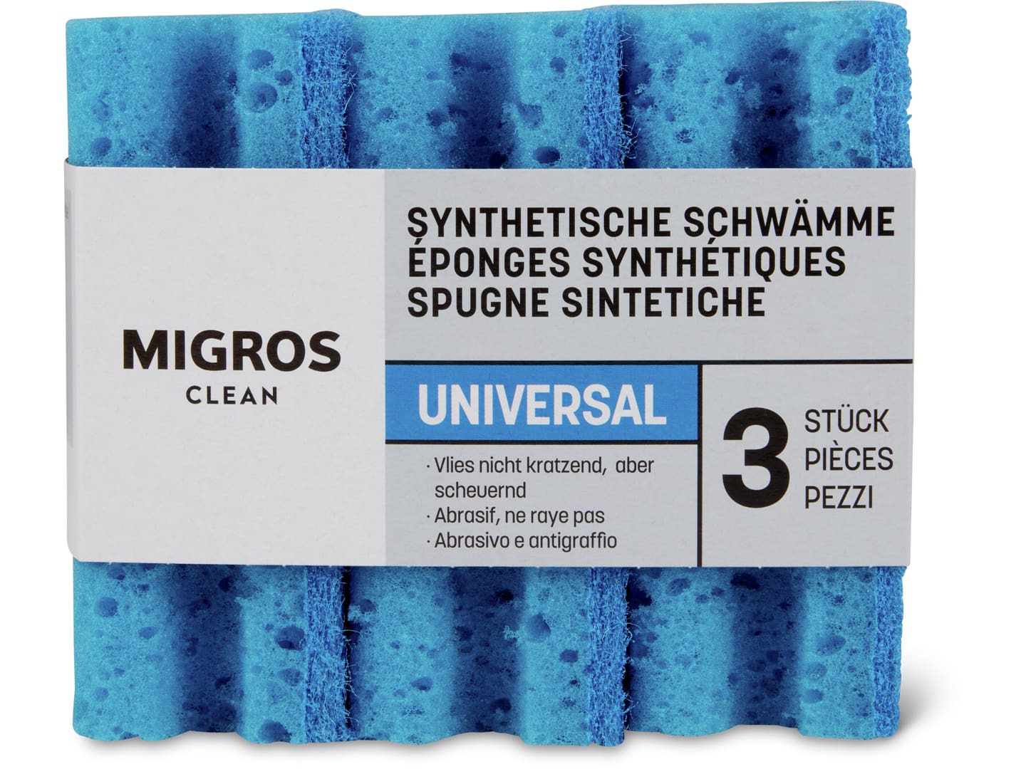 Migros Clean · Schwämme UNIVERSAL · synthetisch