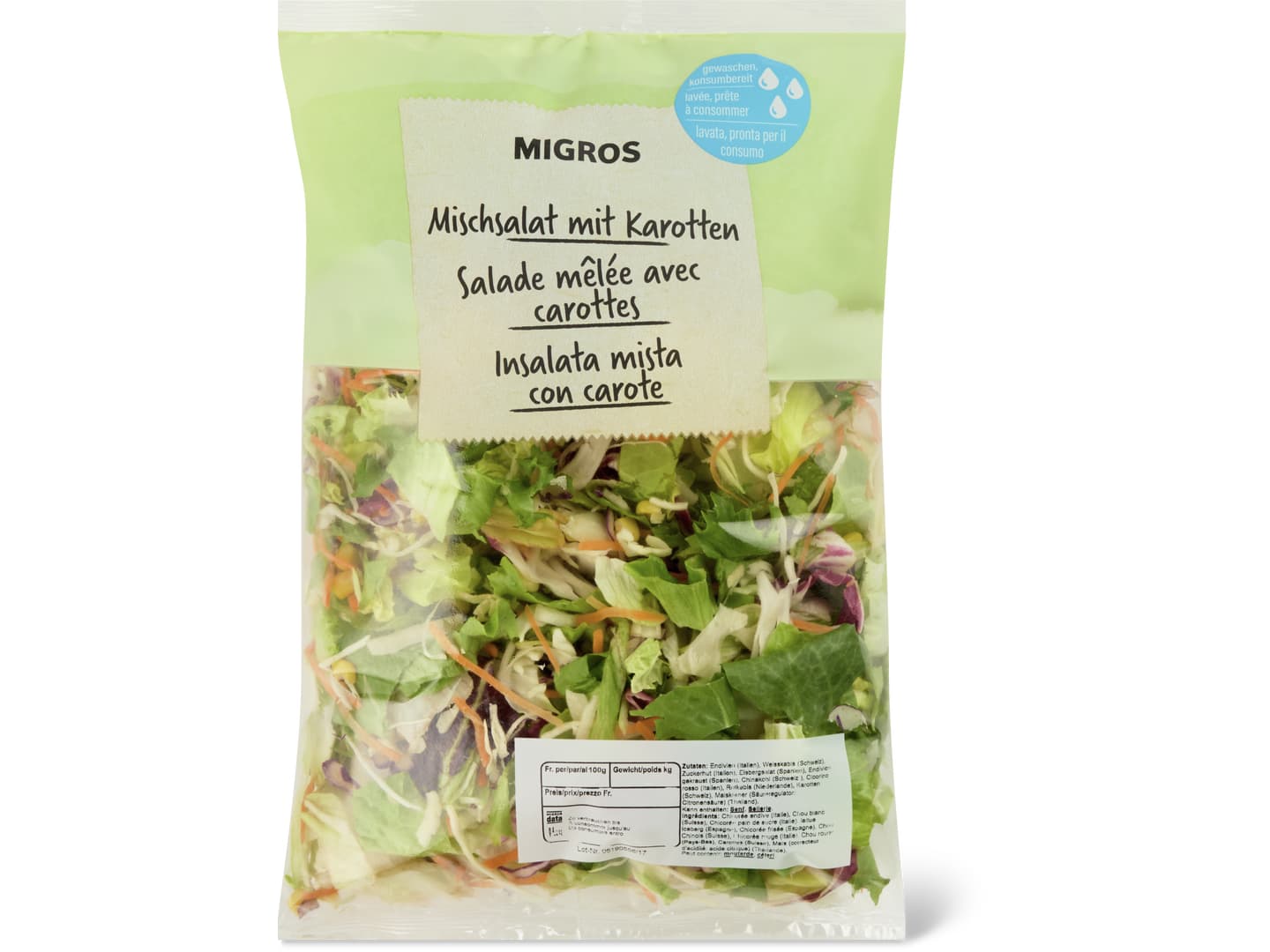 Migros · Mischsalat · mit Karotten