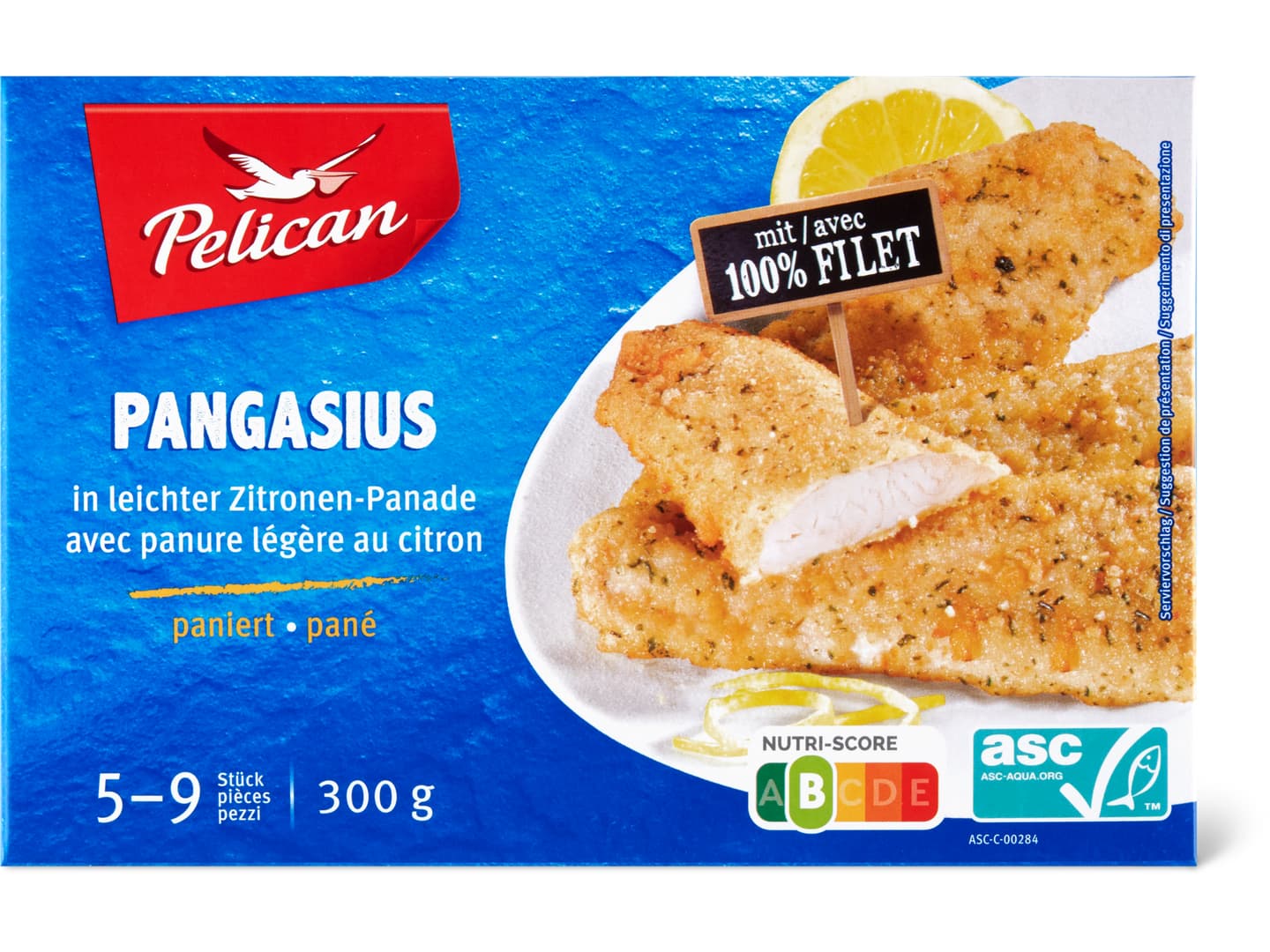 Pelican · Pangasius · in leichter Zitronen-Panade