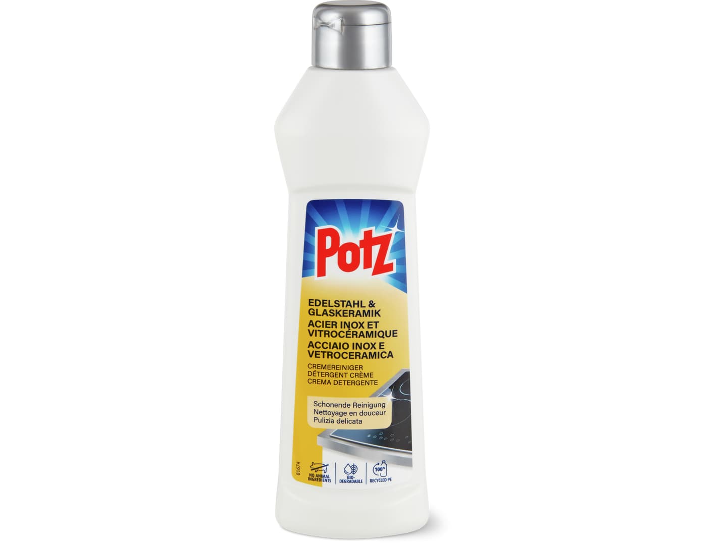 Potz · Edelstahl & Glaskeramik Cremereiniger