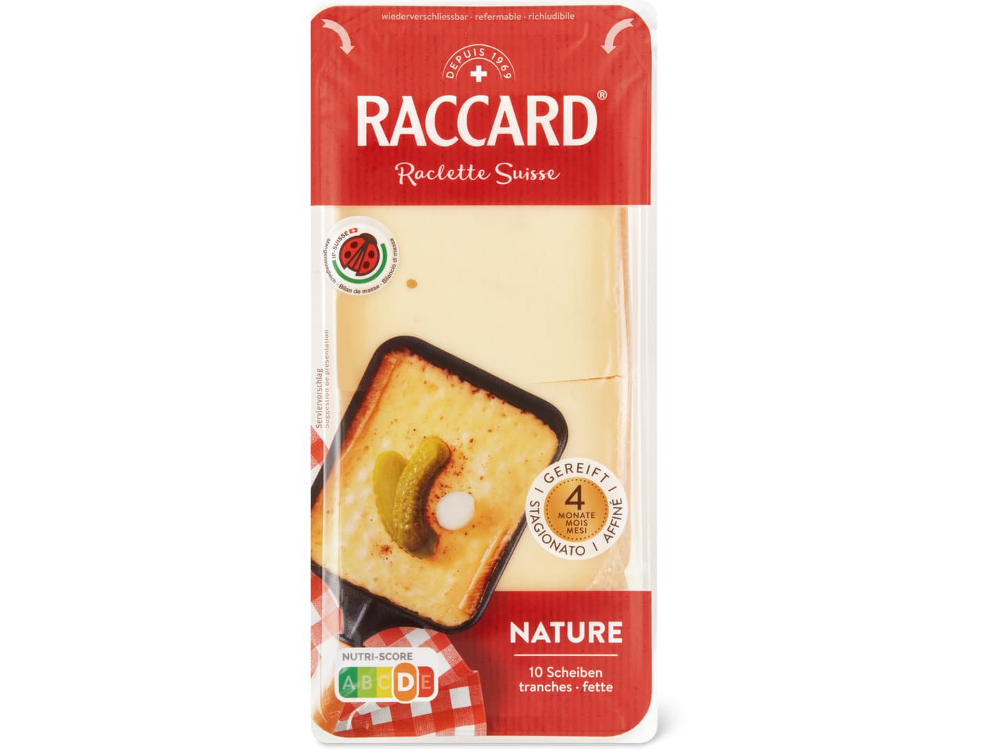 Raccard · Raclette · IP-SUISSE, Scheiben Nature