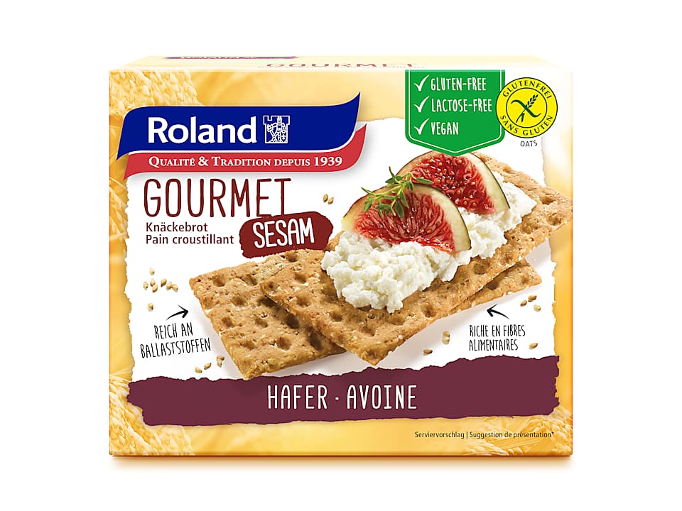 Roland Gourmet · Knäckebrot · Hafer und Sesam