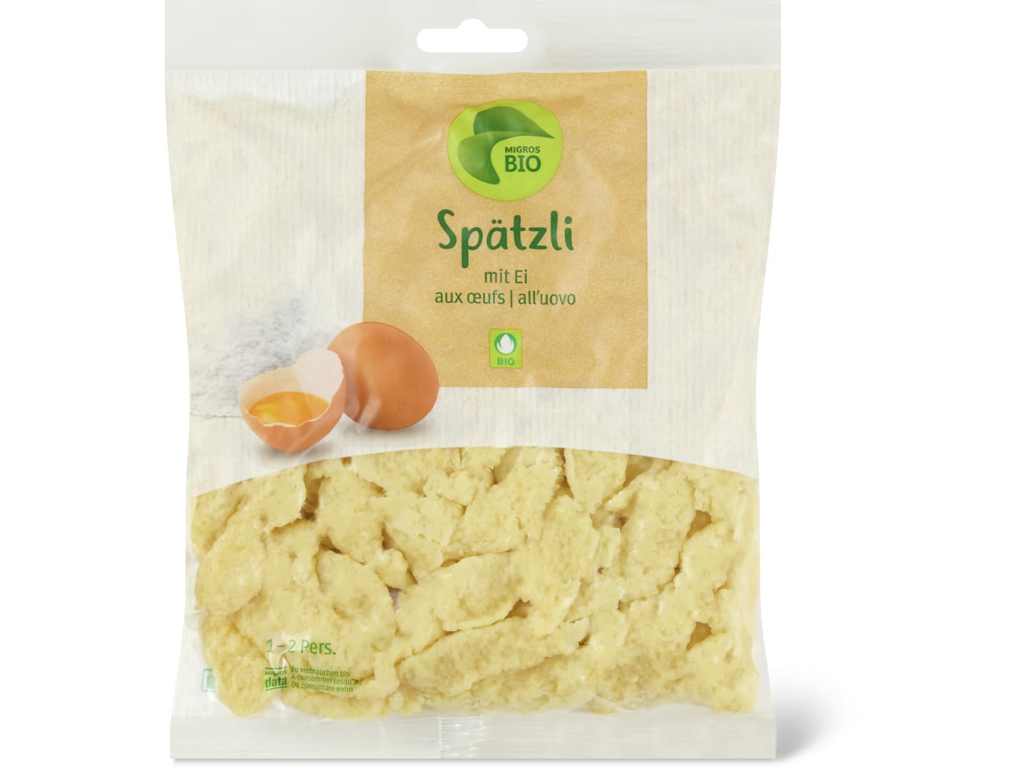 Spätzli · Bio, mit Ei