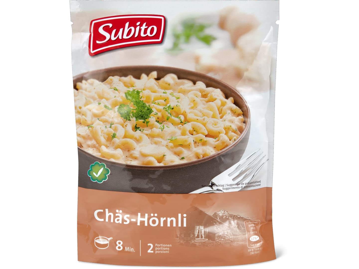 Subito · Chäs-Hörnli