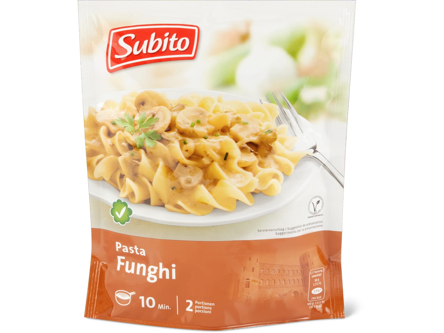 Subito · Pasta ai funghi · vegetarisch