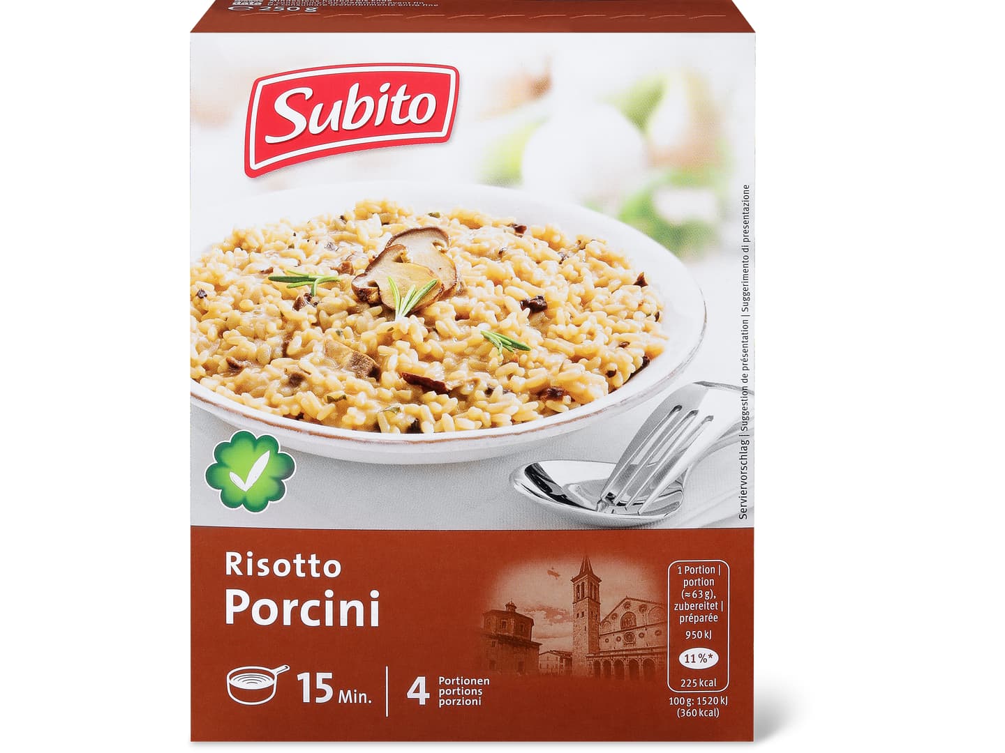 Subito Risotto · Porcini · vegetarisch