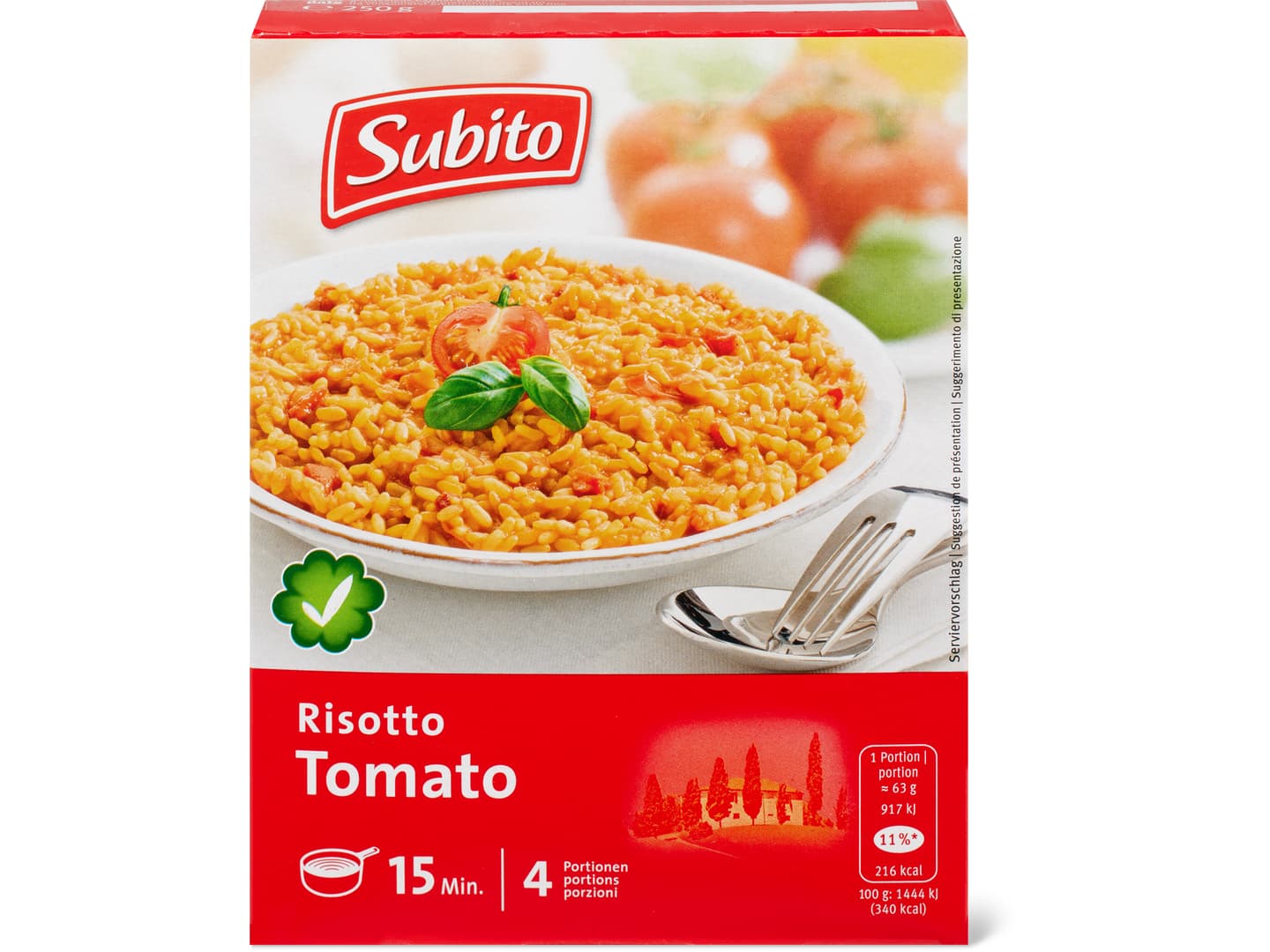 Subito Risotto · Tomato · vegan