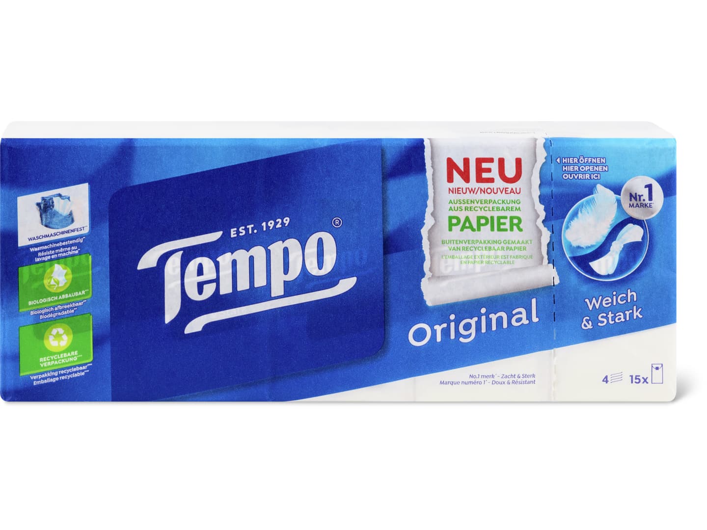 Tempo · Taschentücher Classic · 4-lagig