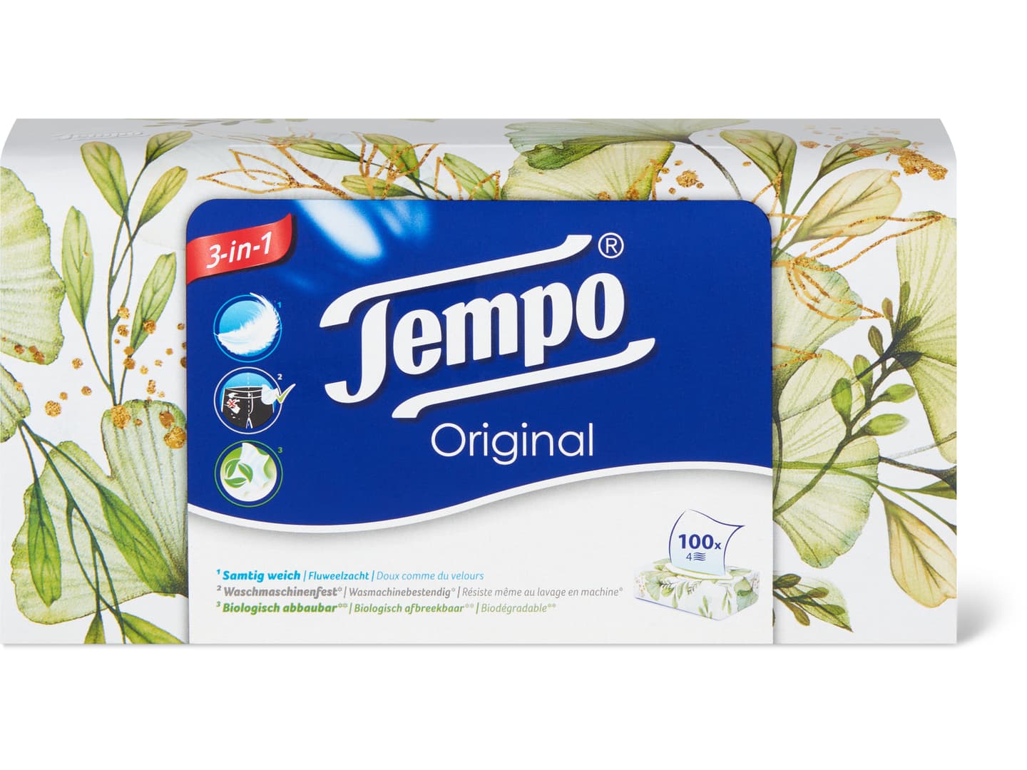 Tempo · Taschentücher Classic Box · 4-lagig